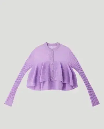 미사용 새상품 CFCL POTTERY CARDIGAN 라벤더 긴팔