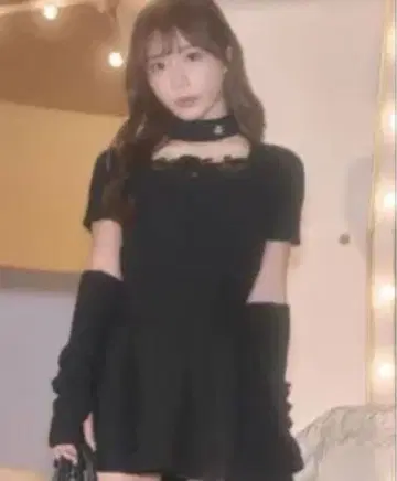 미셸 마카롱 암워머 포함 니트탑