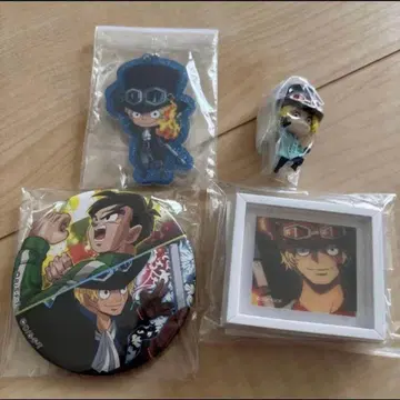 ONE PIECE 사보 캔뱃지 드래곤볼 손오반