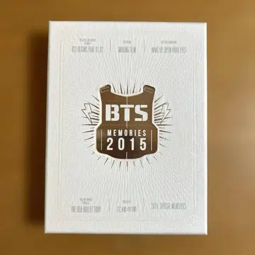 BTS MEMORIES 2015 DVD