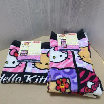 헬로키티 핸드 타월 페이스 타월 갸루키티