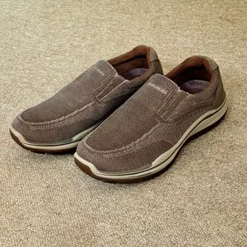 SKECHERS 슬립온 브라운 26.5cm 남성용