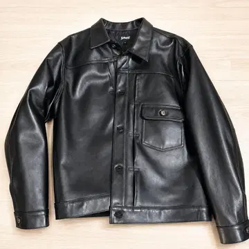 Schott 가죽 자켓 블랙