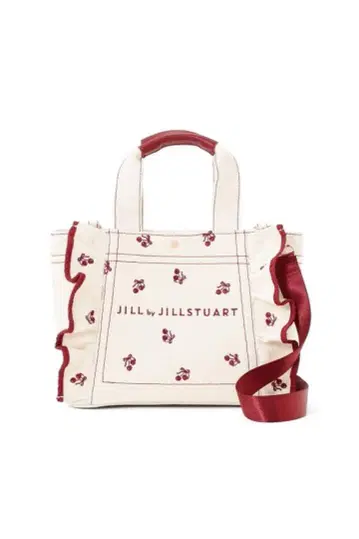 JILL by JILLSTUART 체리 패턴 프릴 토트백