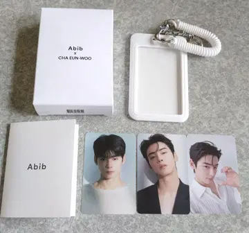 Abib x 차은우 포토카드 홀더 세트