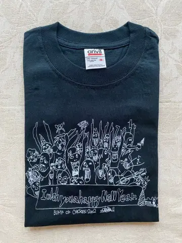 BUMP OF CHICKEN 2002 티셔츠 블랙 M 미사용 새상품