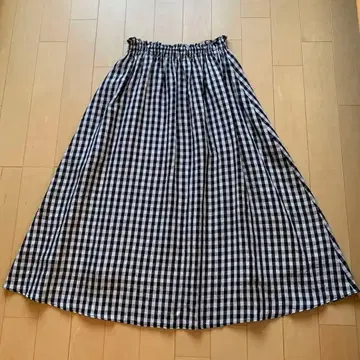 JOURNAL STANDARD 깅엄 체크 롱 스커트 38