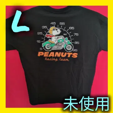 새상품 스누피 PEANUTS 티셔츠 자수 바이크 레이싱 할리