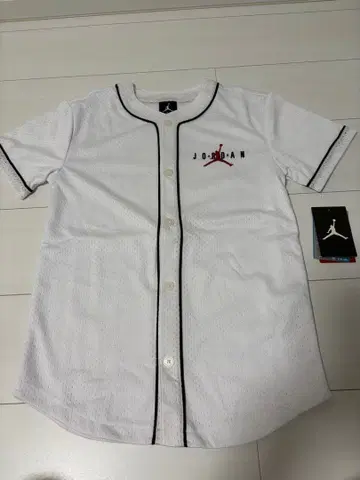 Jordan 베이스볼 셔츠 화이트 128-140cm 레어