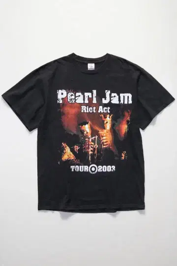 PEARL JAM / RIOT ACT 투어 티셔츠 (00s) 펄잼