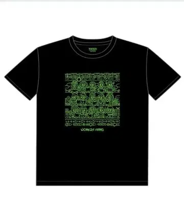 후지이 카제 WORKIN' HARD TEE 티셔츠 블랙 L 사이즈