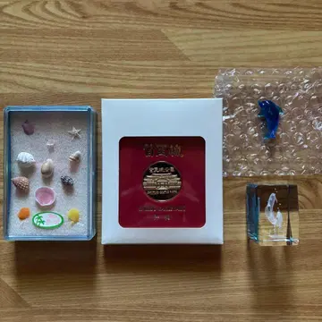 오키나와 슈리성 공원 메달 (금도금 메달) 기념품 세트 묶음 판매