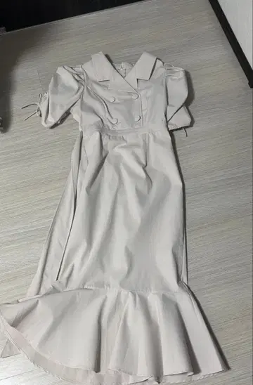 evelyn 오픈 카라 머메이드 OP 원피스 머메이드