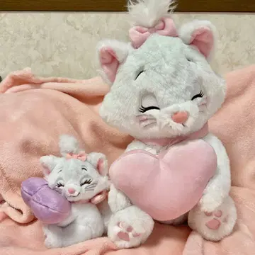 마리 짱 봉제 인형 하트 키링 세트