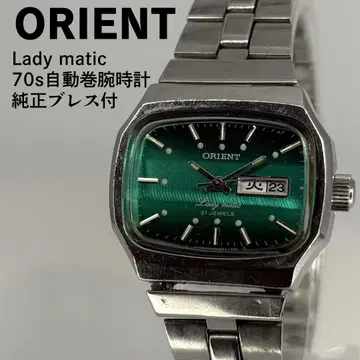 ORIENT 오리엔트 레이디매틱 자동권 시계 70s 정품 블레스 부착