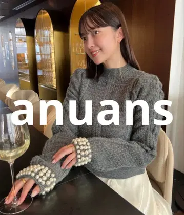 새상품급 anuans 긴팔 니트 FREE 그레이 여성용
