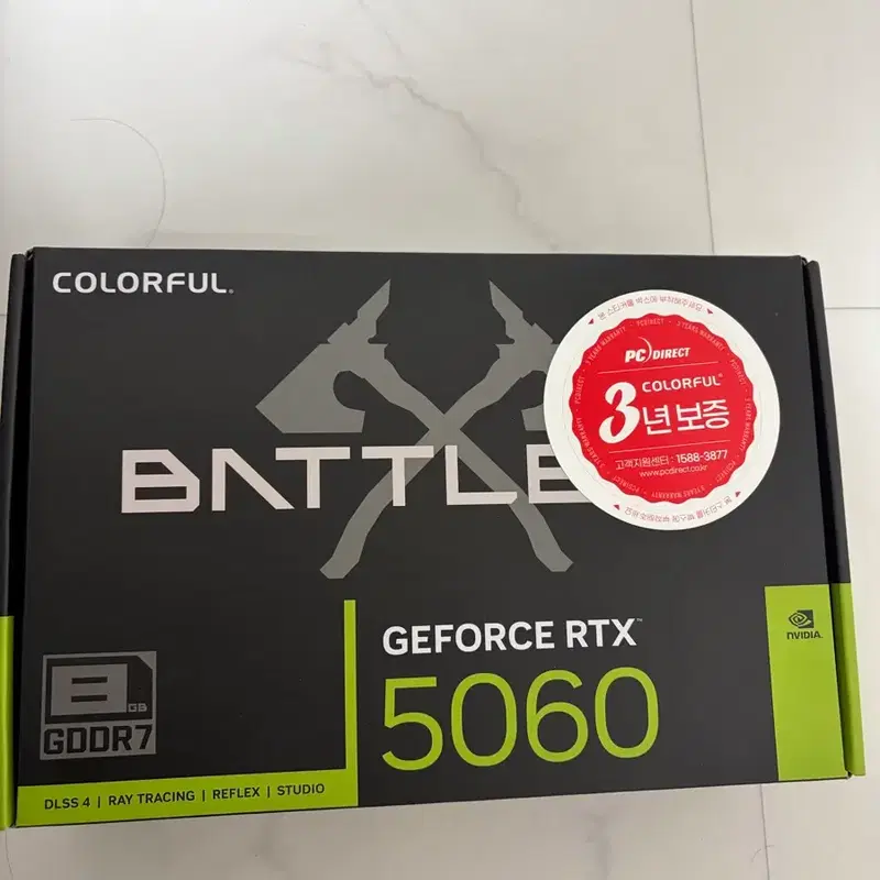 (미개봉₩컬러풀 지포스RTX 5060 토마호크 그래픽카드