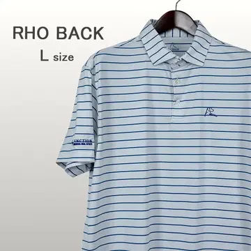 [ 새상품급 ] RHOBACK 반팔 피케 셔츠 골프웨어 보더 L 0186