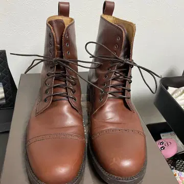 선착순 BROOKLYN BOOTWORKS 레이스업 부츠 이탈리아제