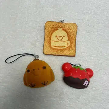 리락쿠마 미니 거짓빵 거짓디저트 마스코트 스퀴즈
