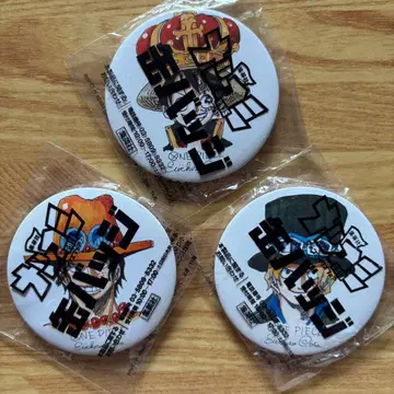 ONEPIECE 나츠코미 2015 슈에이샤 캔뱃지 3 형제 세트