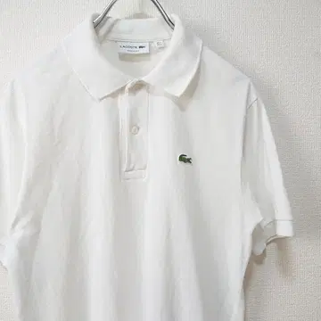 라코스테 피케 셔츠 클래식 핏 화이트 size 3 일본제