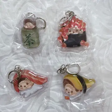 초밥몬치치 통통 아크릴 키링 4개 세트