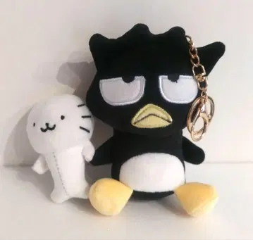 산리오 배드바츠마루 굿하나마루 봉제 인형 마스코트 키링