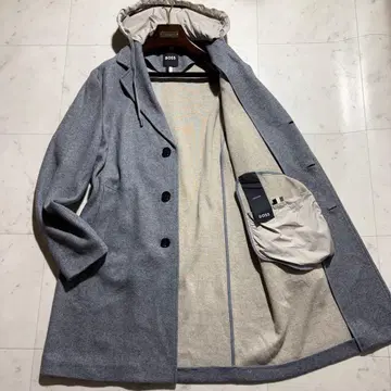 HUGO BOSS 휴고보스 2way 체스터 코트 그레이 현행 52