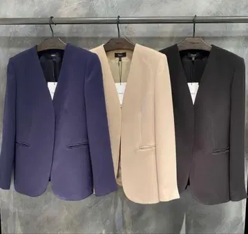 theory 노카라 자켓 네이비 사이즈 2