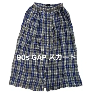 90s GAP 체크 스커트 올드 GAP 빈티지 구제 의류
