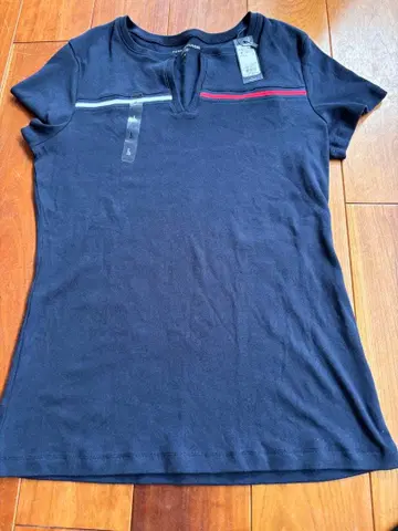 새상품 TOMMY HILFIGER 타미힐피거 T셔츠 네이비 L