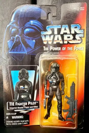 미개봉 STAR WARS POTF TIE 파이롯트 오렌지 카드