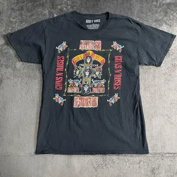 GUNS N' ROSES 건즈 앤 로지즈 티셔츠 밴드 티