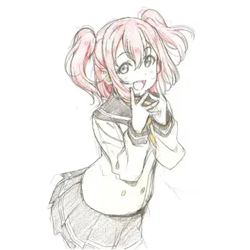 러브 라이브 선샤인 Aqours 쿠로사와 루비 F3 아트 보드