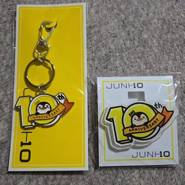 2PM 준호 10th Anniversary 아크릴 클립 키링