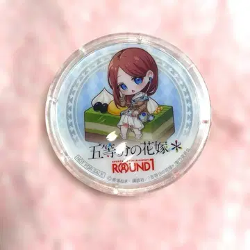 5등분의 신부 x ROUND-1 나카노 미쿠 아크릴 코스터