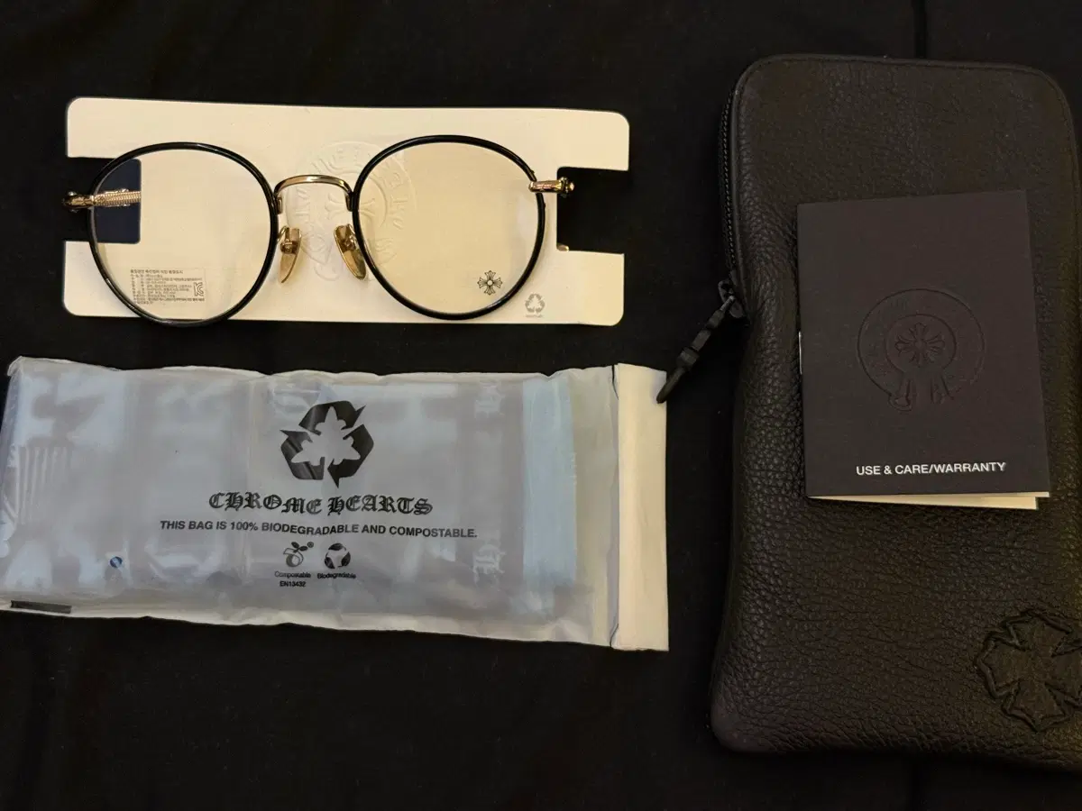 크롬하츠 퍼킨 블랙골드 Chrome Hearts Firkin 안경 | 브랜드 중고거래 