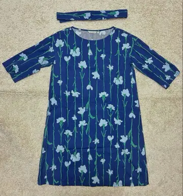 marimekko 마리메꼬 Tarika viivakukka 원피스