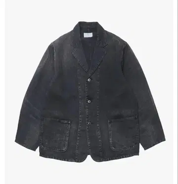 HERILL HBT LINEN WORKJACKET BLACK