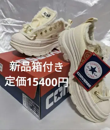 [새상품 박스 포함] 통굽 CONVERSE 트렉 웨이브 24.5cm