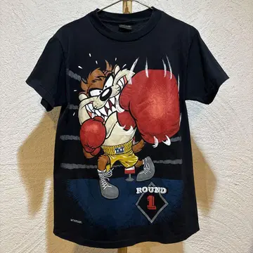 90s USA제 루니 툰즈 Taz 복싱 T셔츠 M
