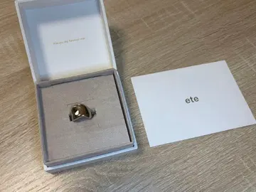 ete 로우 볼드 반지 9호
