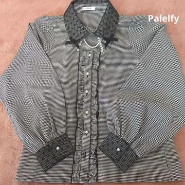 Palelfy 파르엘피 프릴 긴팔 블라우스