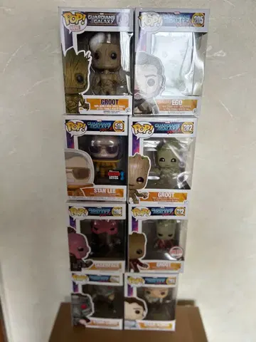 Funko POP Guardians of the Galaxy 8체 세트