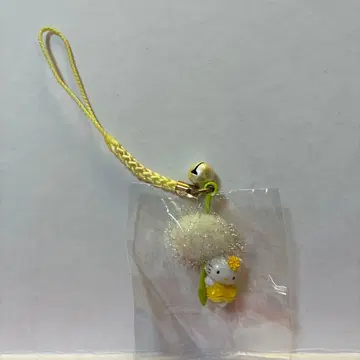 지역 한정 키티 반짝이는 민들레 씨앗 키티 끈 키티 스트랩