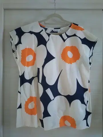 [ 기간 한정 가격 인하 중 ] marimekko 마리메꼬 우니코 포플린 셔츠 [ 새상품급 ]