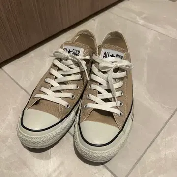 [ 새상품급 ] CONVERSE ALL STAR 로우컷 베이지 스니커즈