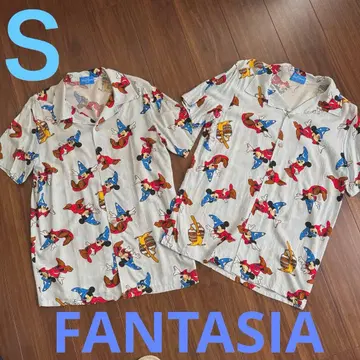 도쿄 디즈니 리조트 판타지아 하와이안 셔츠 S 세트