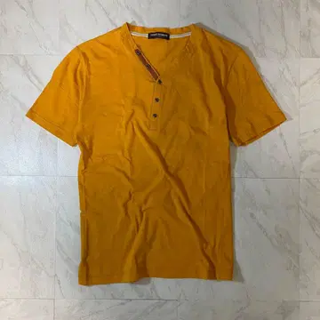 archive henry neck s/s tee striped y2k